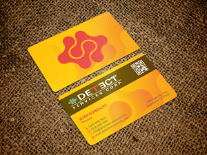 Business Card Design by Tripti Ranjan Gain for Detect Services | Design: #29503557