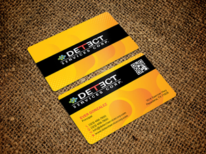 Business Card Design by Tripti Ranjan Gain for Detect Services | Design: #29503558