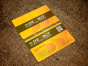 Business Card Design by Tripti Ranjan Gain for Detect Services | Design: #29503559