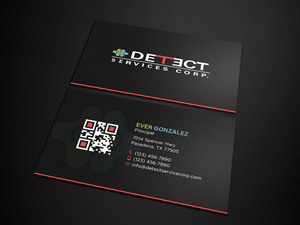 Business Card Design by Tripti Ranjan Gain for Detect Services | Design: #29503568