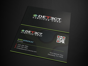 Business Card Design by Tripti Ranjan Gain for Detect Services | Design: #29503569