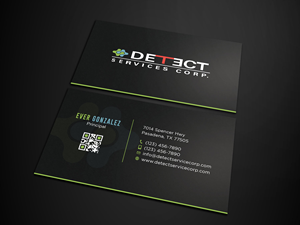 Business Card Design by Tripti Ranjan Gain for Detect Services | Design: #29503574