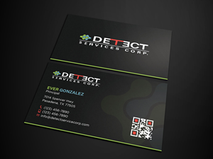 Business Card Design by Tripti Ranjan Gain for Detect Services | Design: #29503576