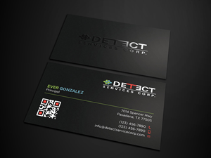 Business Card Design by Tripti Ranjan Gain for Detect Services | Design: #29503580