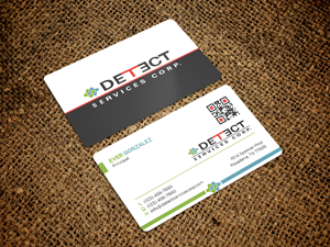 Business Card Design by Tripti Ranjan Gain for Detect Services | Design: #29511257