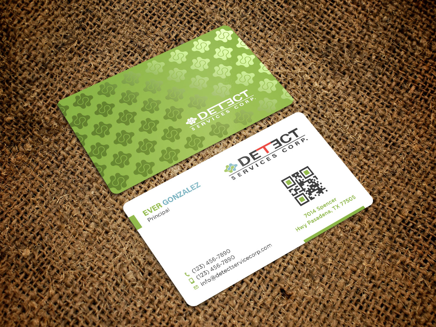 Business Card Design by Tripti Ranjan Gain for Detect Services | Design #29511264