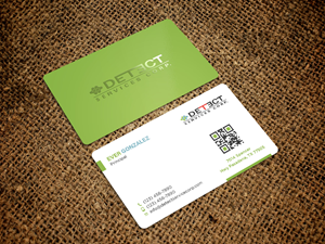 Business Card Design by Tripti Ranjan Gain for Detect Services | Design: #29511270