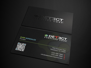 Business Card Design by Tripti Ranjan Gain for Detect Services | Design: #29520883