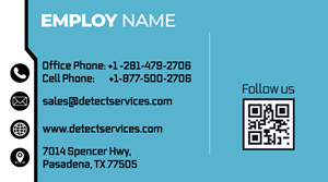 Business Card Design by The Faisal for Detect Services | Design: #29524412