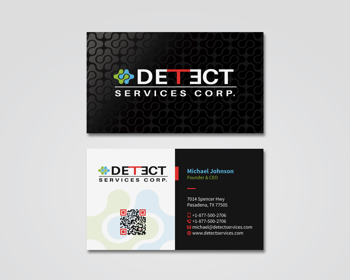 Business Card Design by MDesign for Detect Services | Design #29516120