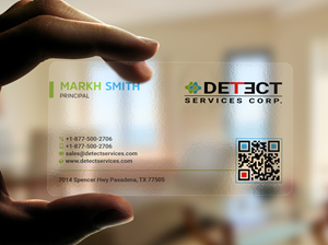 Business Card Design by Ekramul Hossen 2 for Detect Services | Design: #29527717