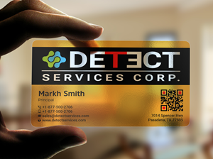 Business Card Design by Ekramul Hossen 2 for Detect Services | Design: #29527718