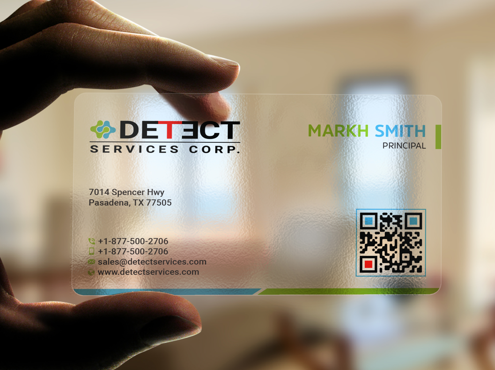 Business Card Design by Ekramul Hossen 2 for Detect Services | Design #29527719