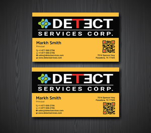 Business Card Design by Ekramul Hossen 2 for Detect Services | Design: #29527723