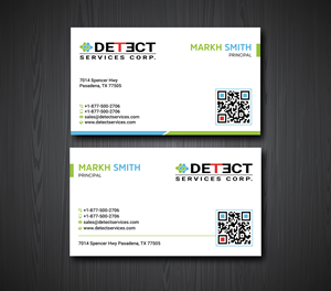 Business Card Design by Ekramul Hossen 2 for Detect Services | Design: #29527724