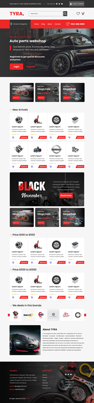 Web Design by Amir Iqbal for this project | Design #29525994