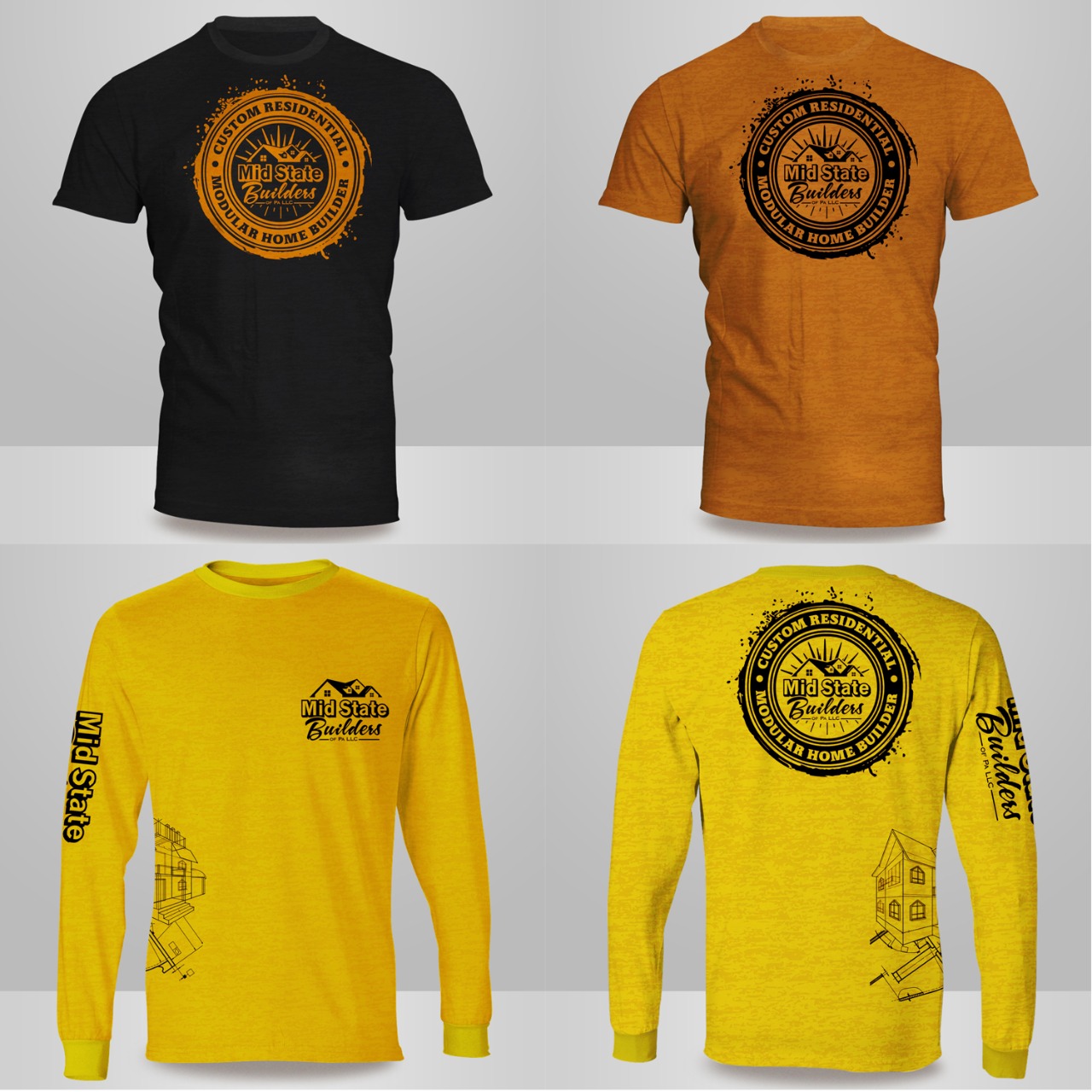 Diseño de Camiseta por Kero para Mid State Builders of Pa LLC | Diseño: #29521428