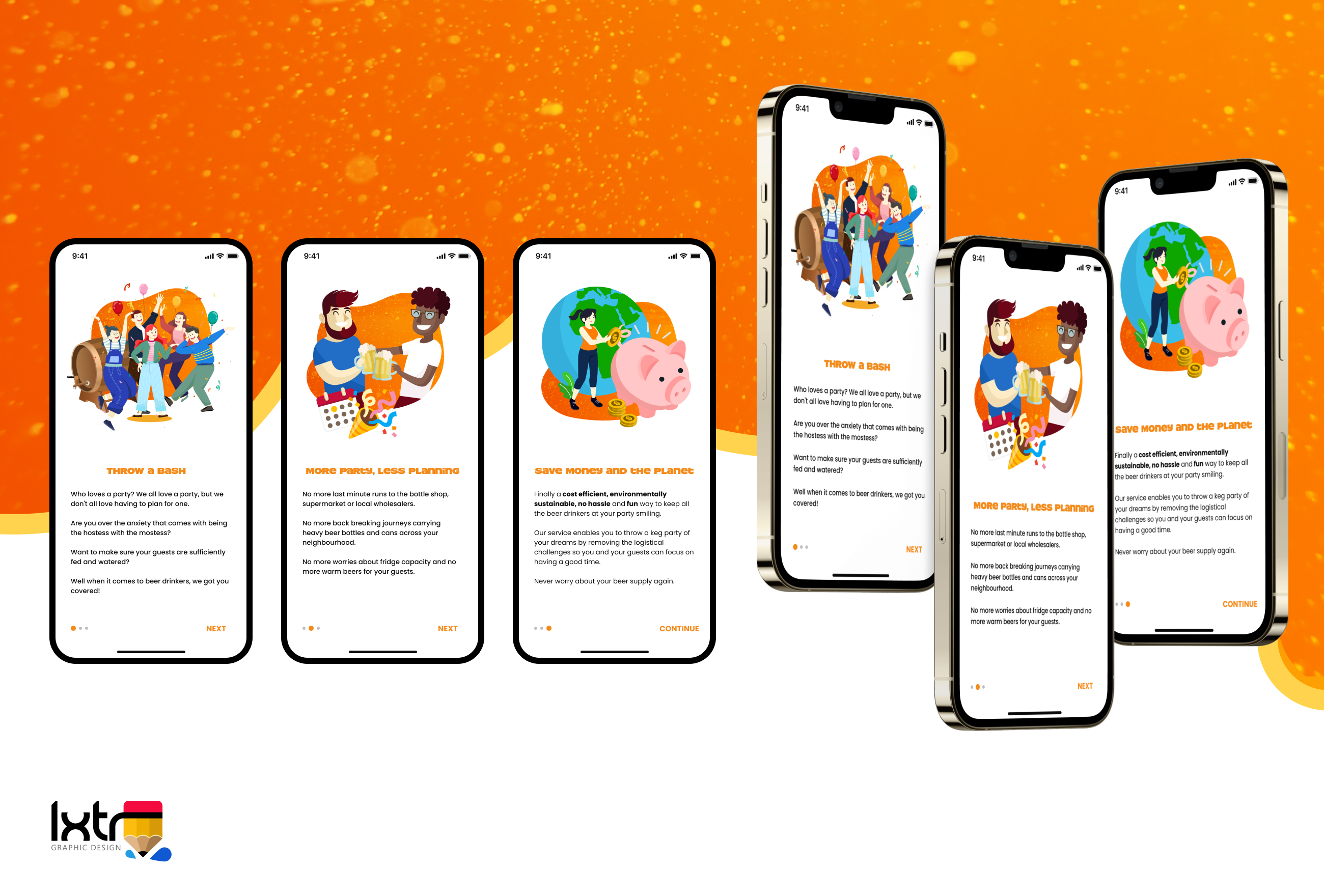 App Design by iLexter for Six Lines Ltd | Design #29536692
