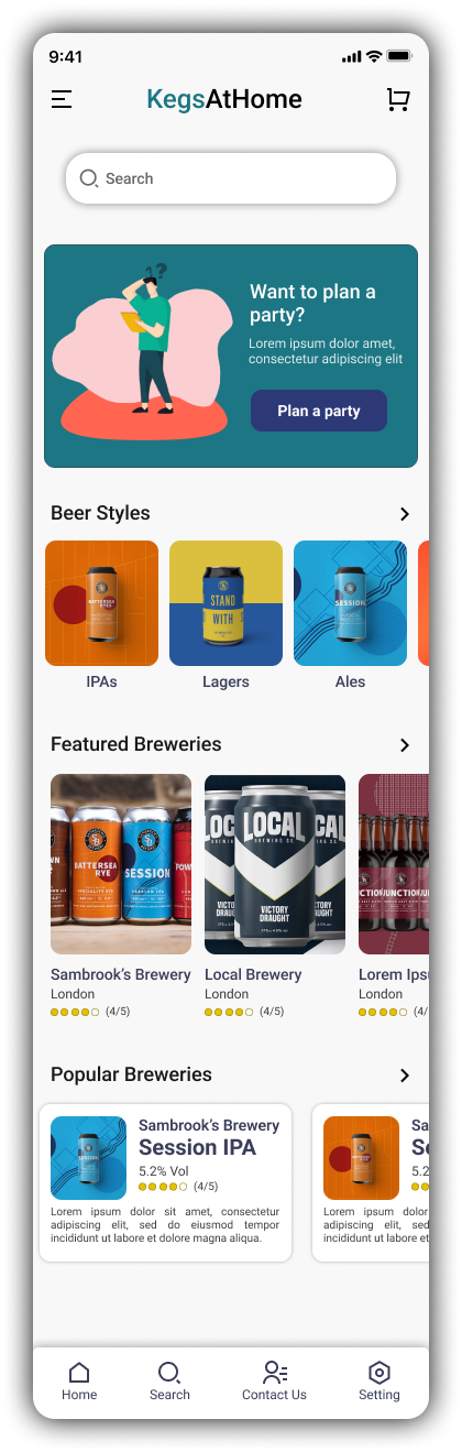 App Design by Lahiru Nanayakkara for Six Lines Ltd | Design #29549532