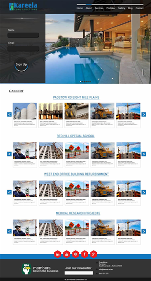 Wordpress Design by Shoaib Abbasi for this project | Design: #4295295