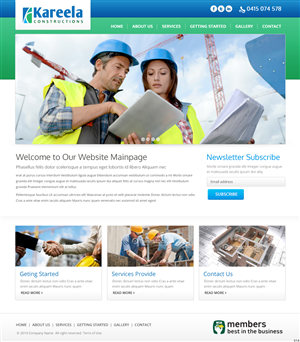 Wordpress Design by pb for this project | Design: #3096342
