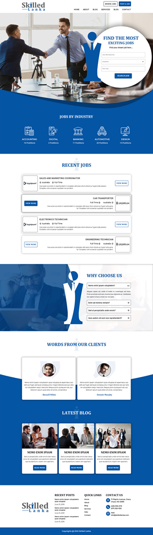 Web Design by MAZY for this project | Design #29502222
