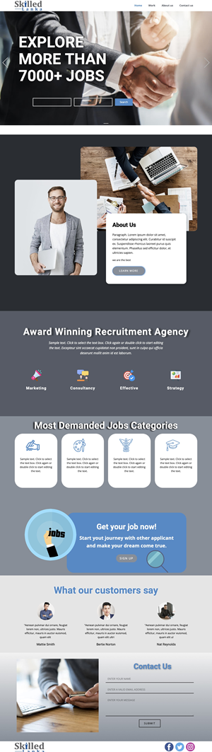Web Design by Iftimie for this project | Design: #29524658