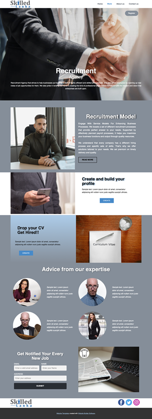 Web Design by Iftimie for this project | Design: #29542002