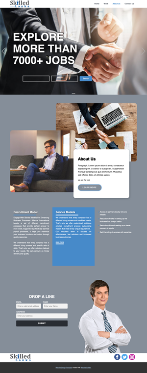 Web Design by Iftimie for this project | Design: #29542003
