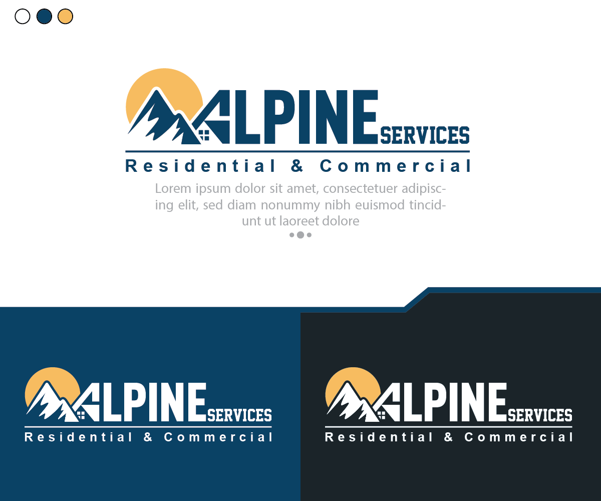 Logo Design by tridsgn for Alpine Services | Design #29513780