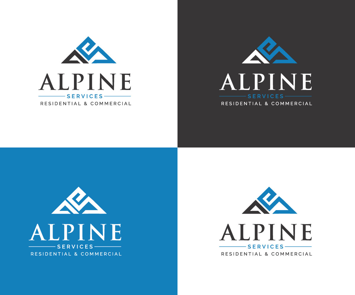 Logo-Design von Danial07 für Alpine Services | Design #29511956