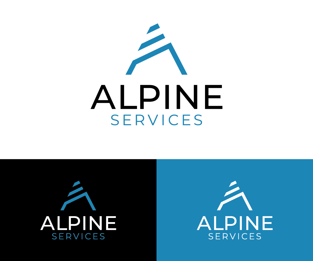 Logo Design by Ebaddesigns for Alpine Services | Design #29509689