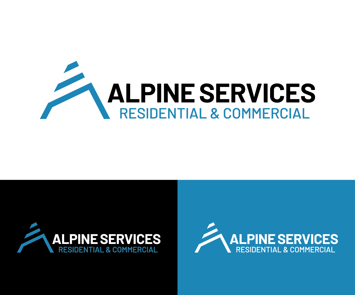Logo Design by Ebaddesigns for Alpine Services | Design #29509695