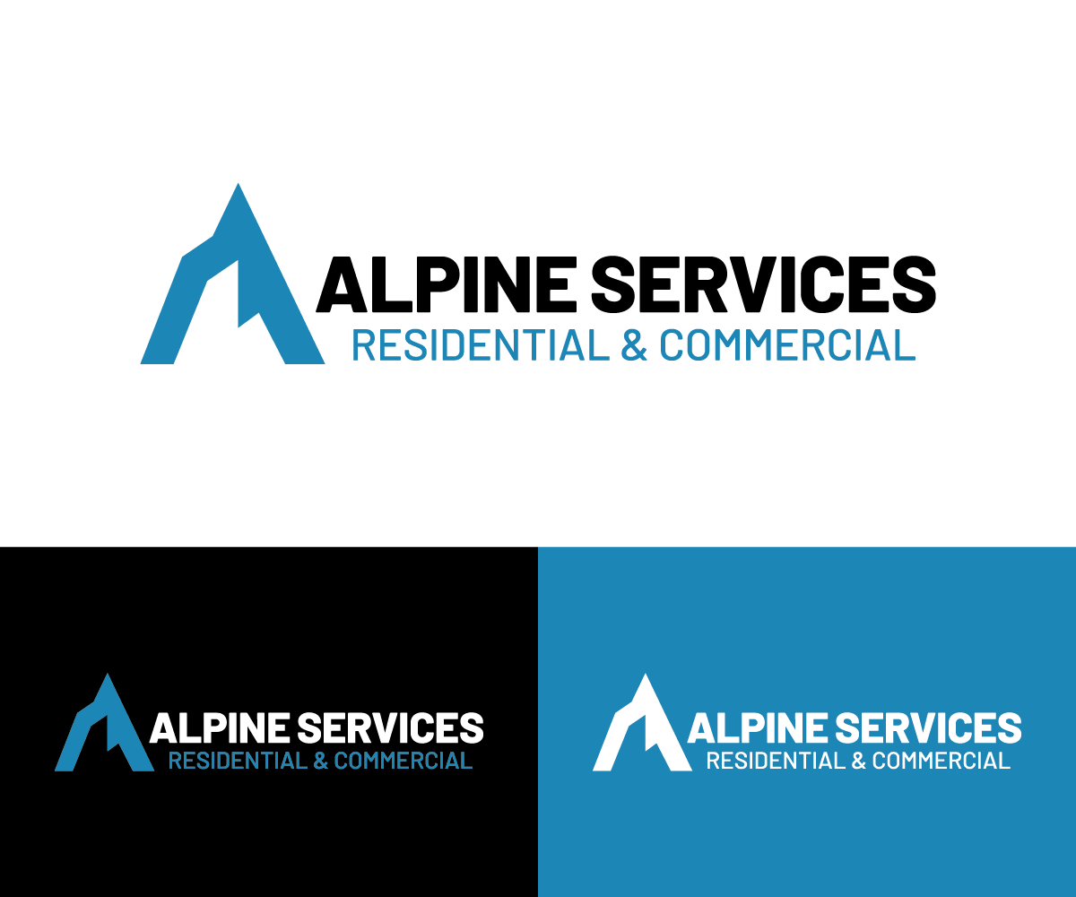 Logo Design by Ebaddesigns for Alpine Services | Design #29509703