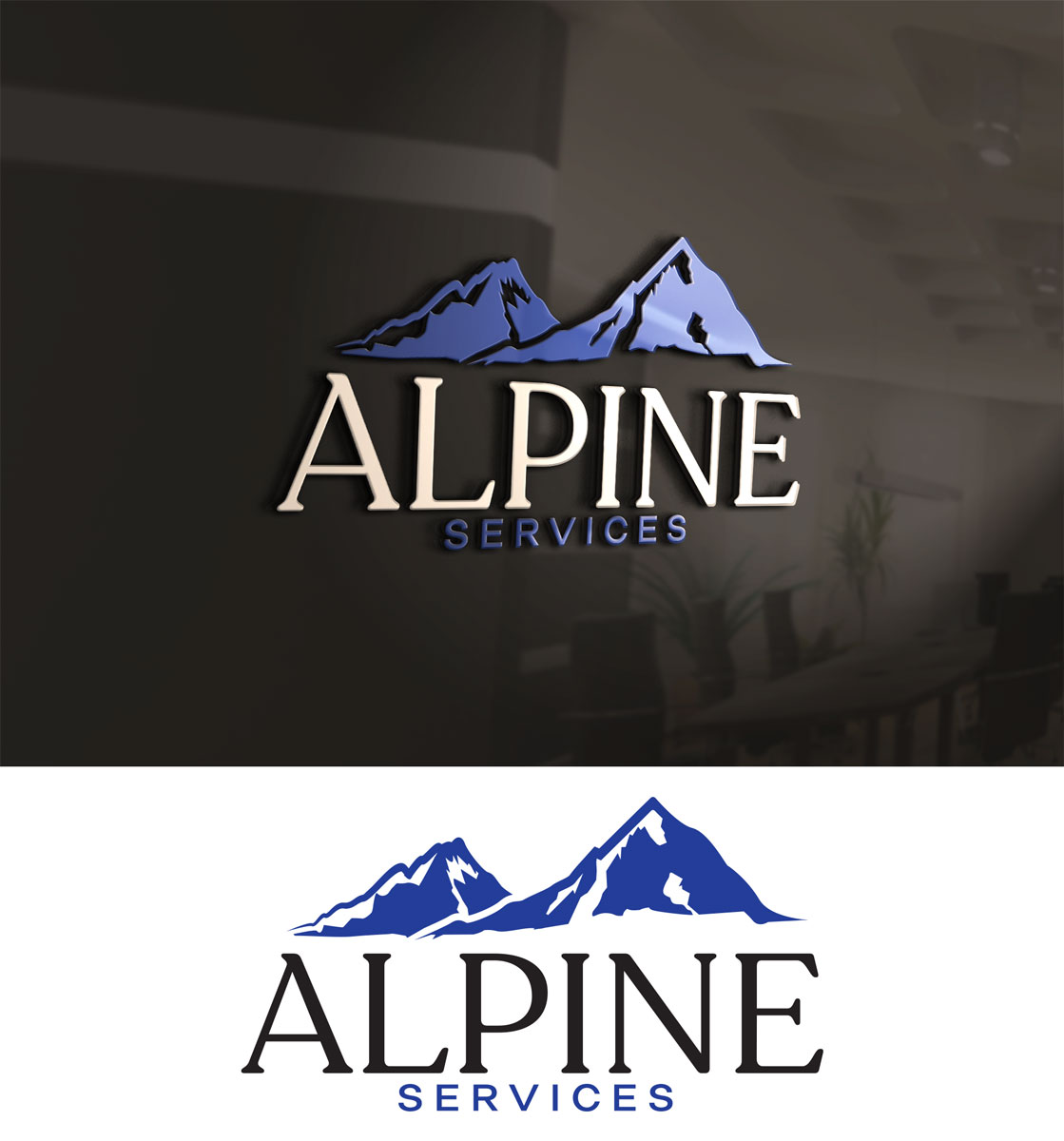 Logo Design by we with for Alpine Services | Design #29514265