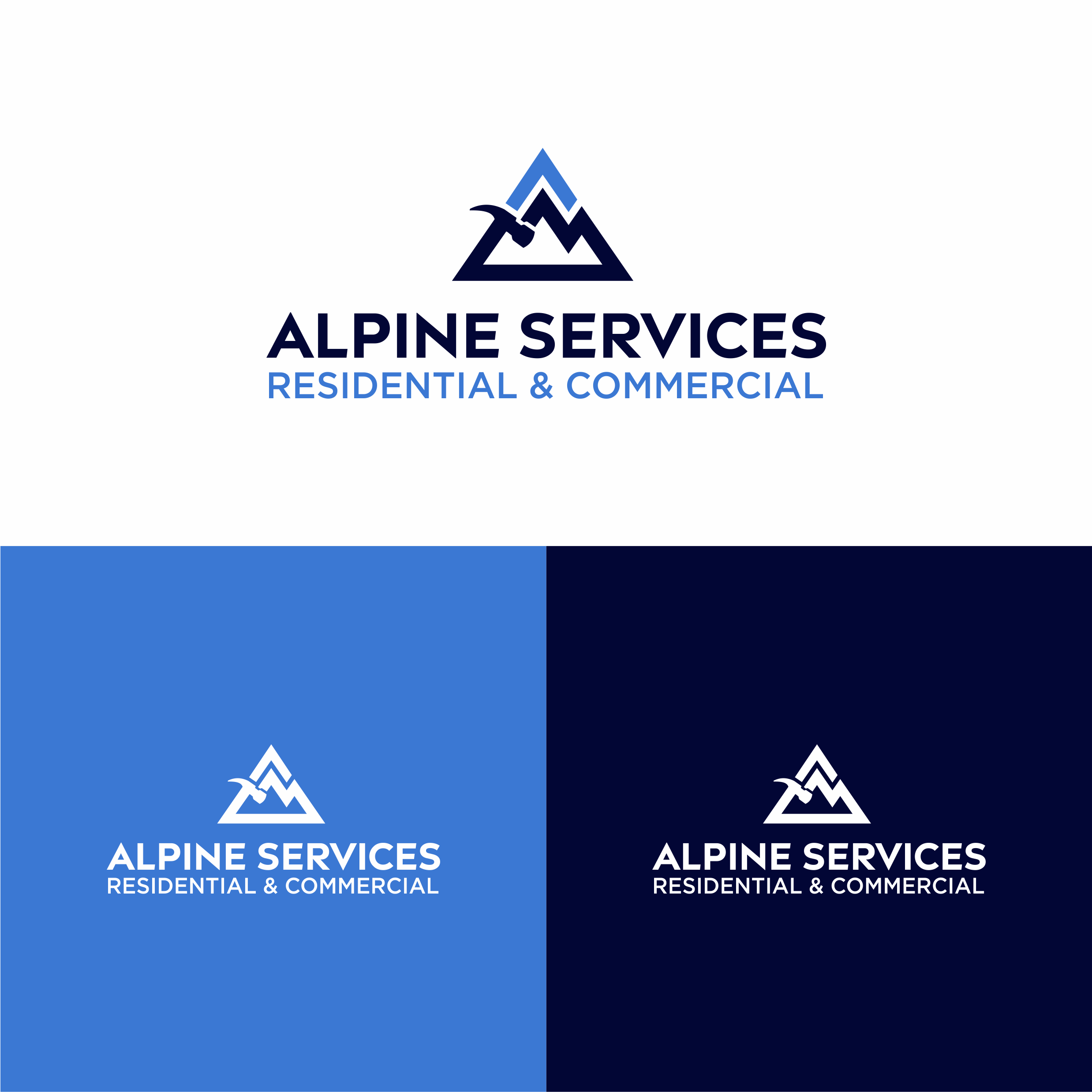 Logo Design by melzh for Alpine Services | Design #29507910