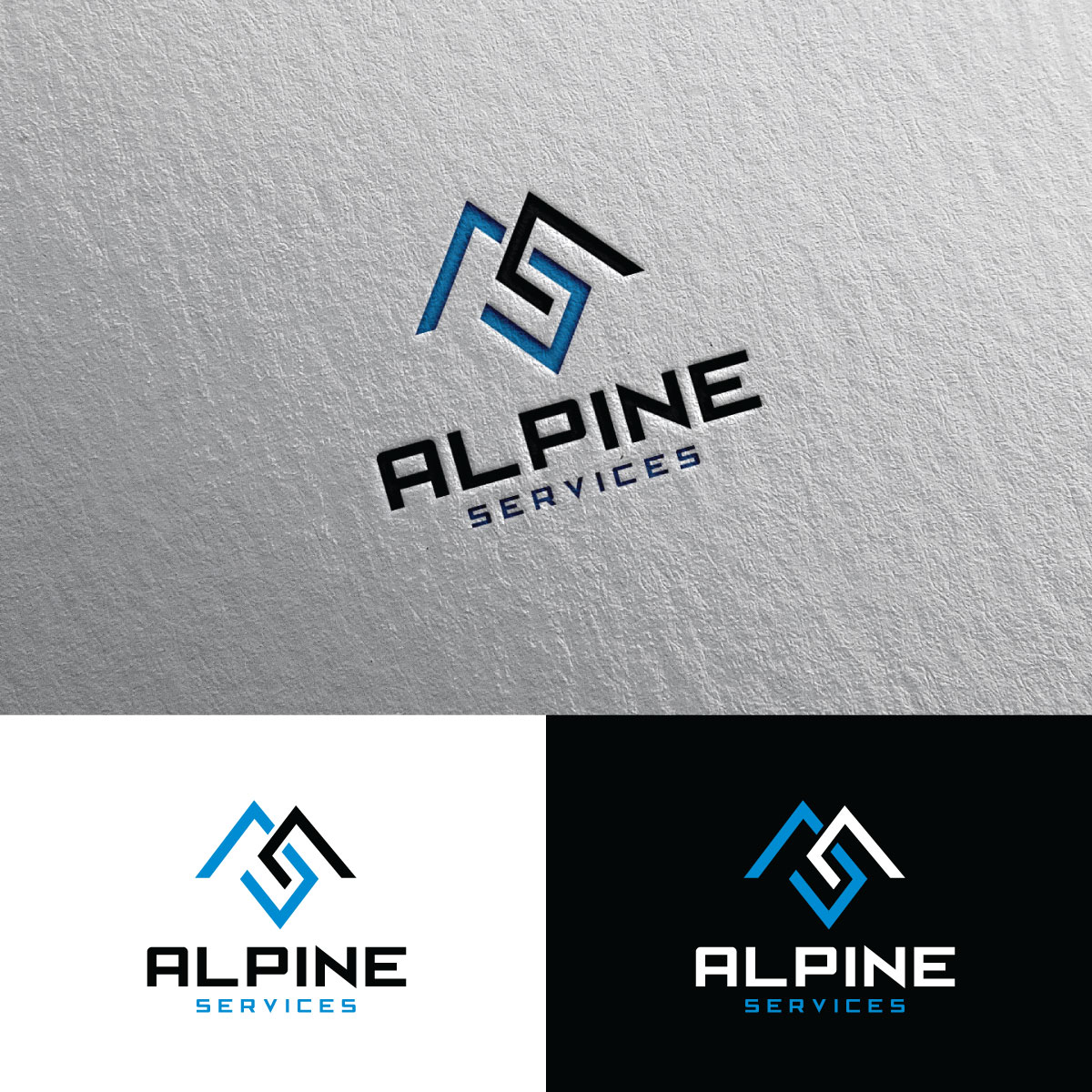 Logo Design by chris Ray for Alpine Services | Design #29507882