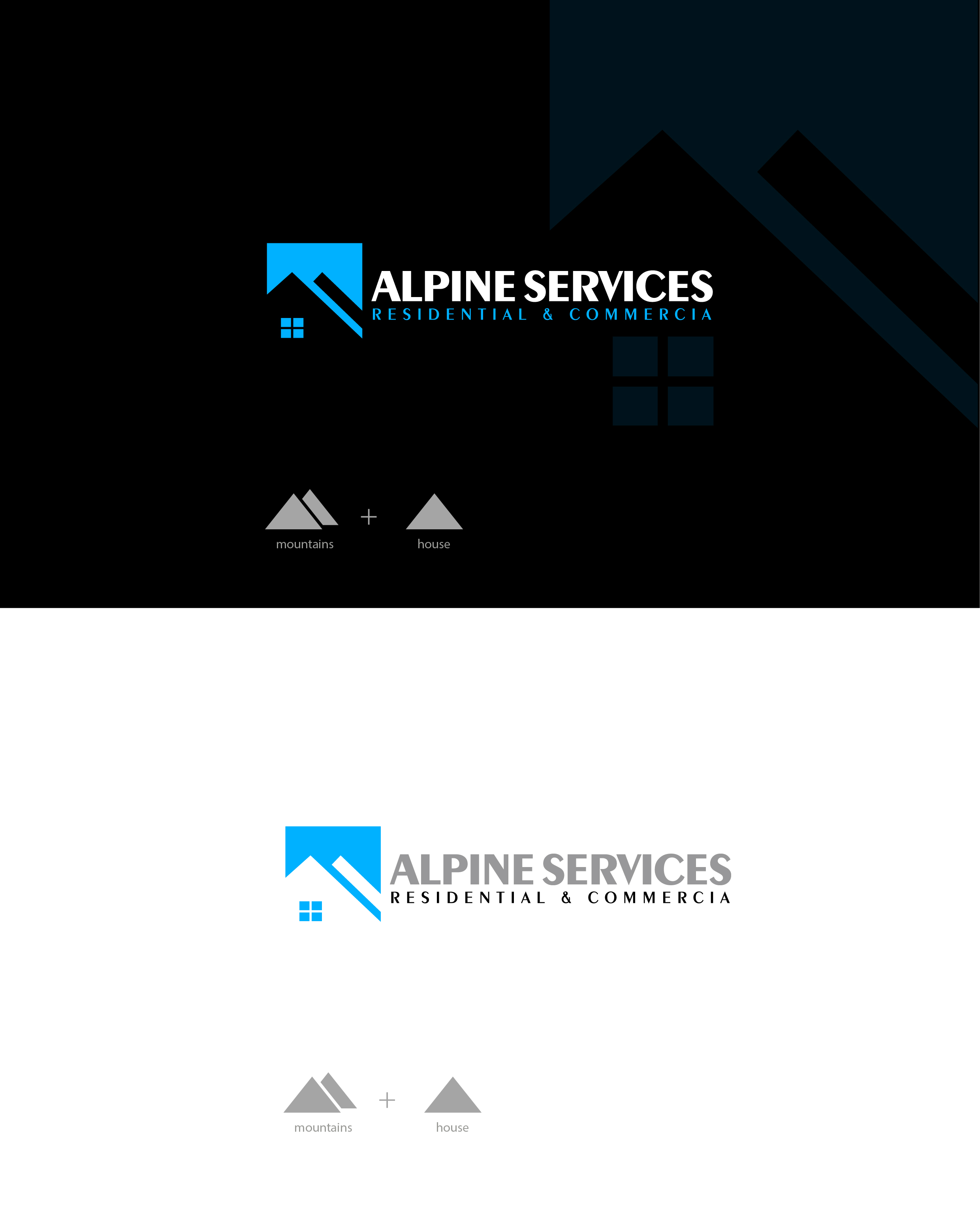 Logo Design by temir0001 for Alpine Services | Design #29512277