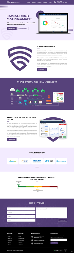 Web Design by pb for Cybergrape Limited | Design: #29510411