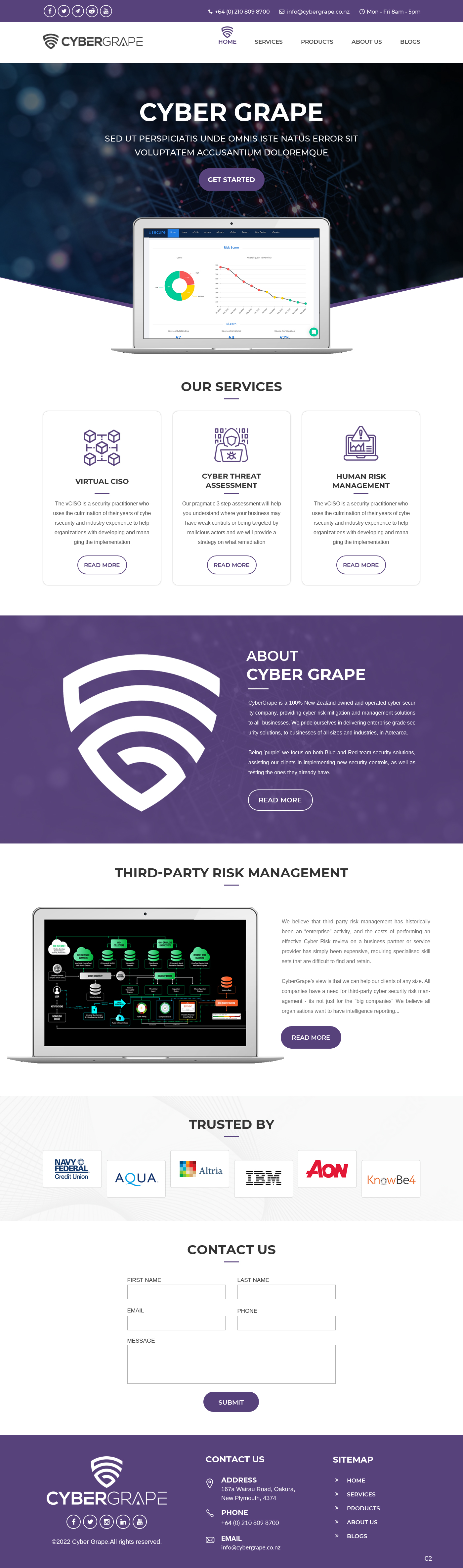 Web Design by pb for Cybergrape Limited | Design #29510414