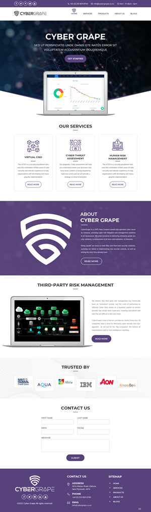 Web Design by pb for Cybergrape Limited | Design: #29510414