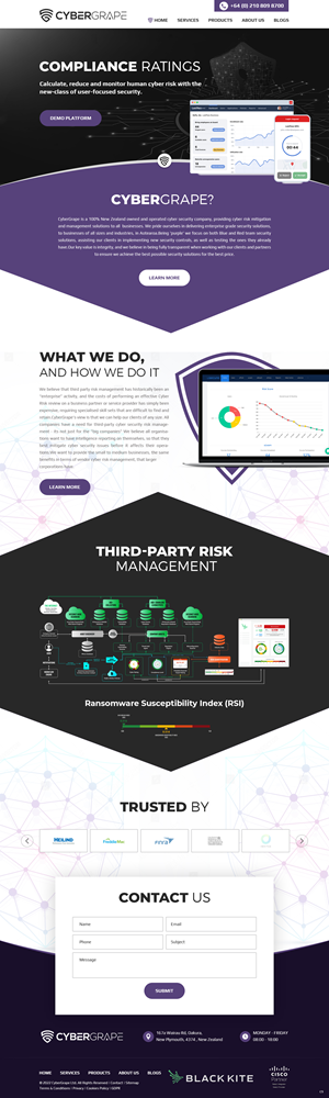 Web Design by pb for Cybergrape Limited | Design: #29510415