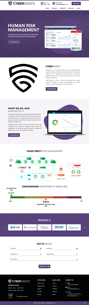 Web Design by pb for Cybergrape Limited | Design: #29510422