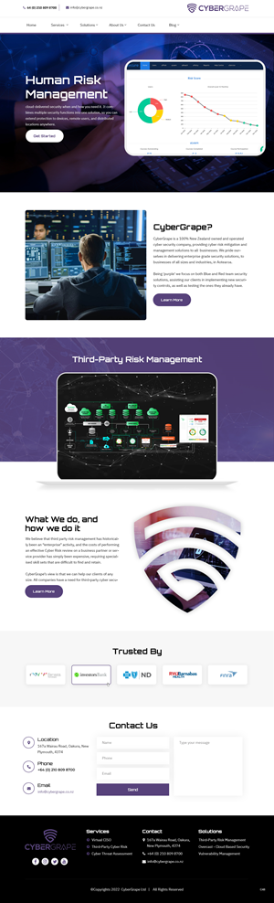 Web Design by pb for Cybergrape Limited | Design: #29510423