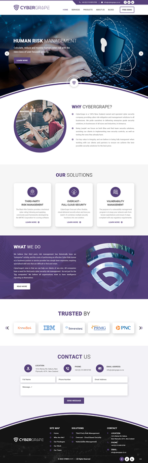 Web Design by pb for Cybergrape Limited | Design: #29510425