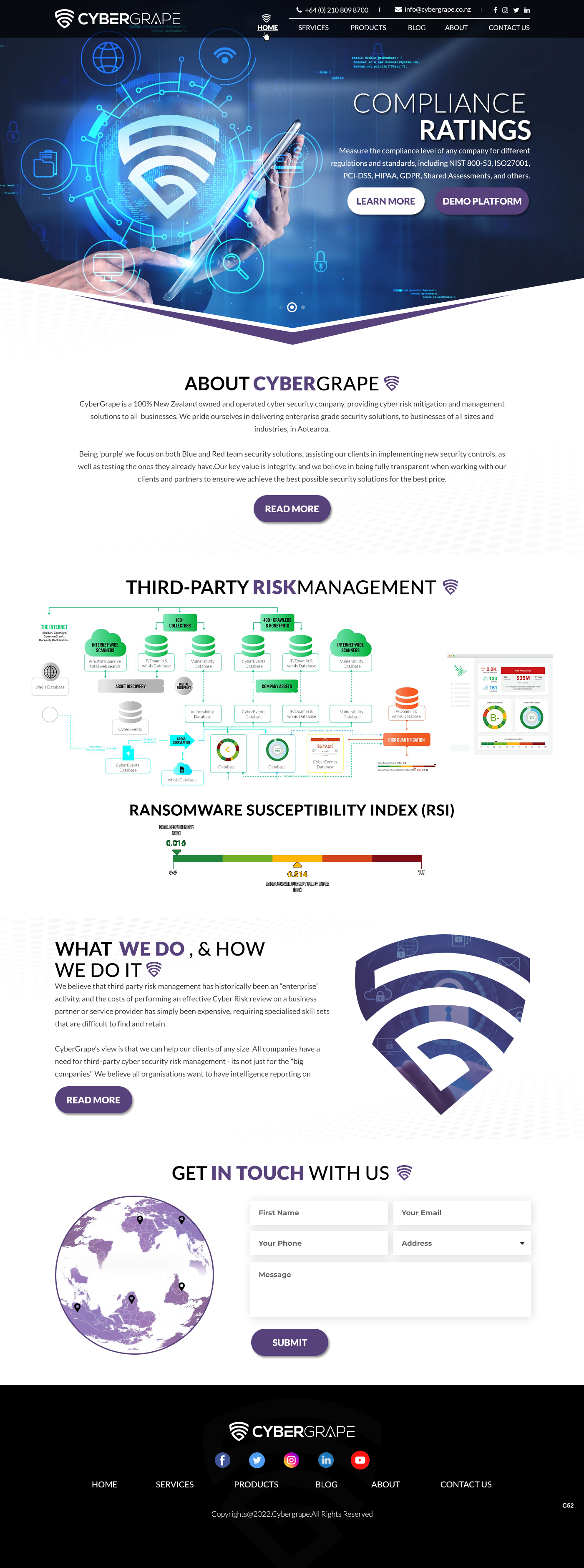 Web Design by pb for Cybergrape Limited | Design #29510426