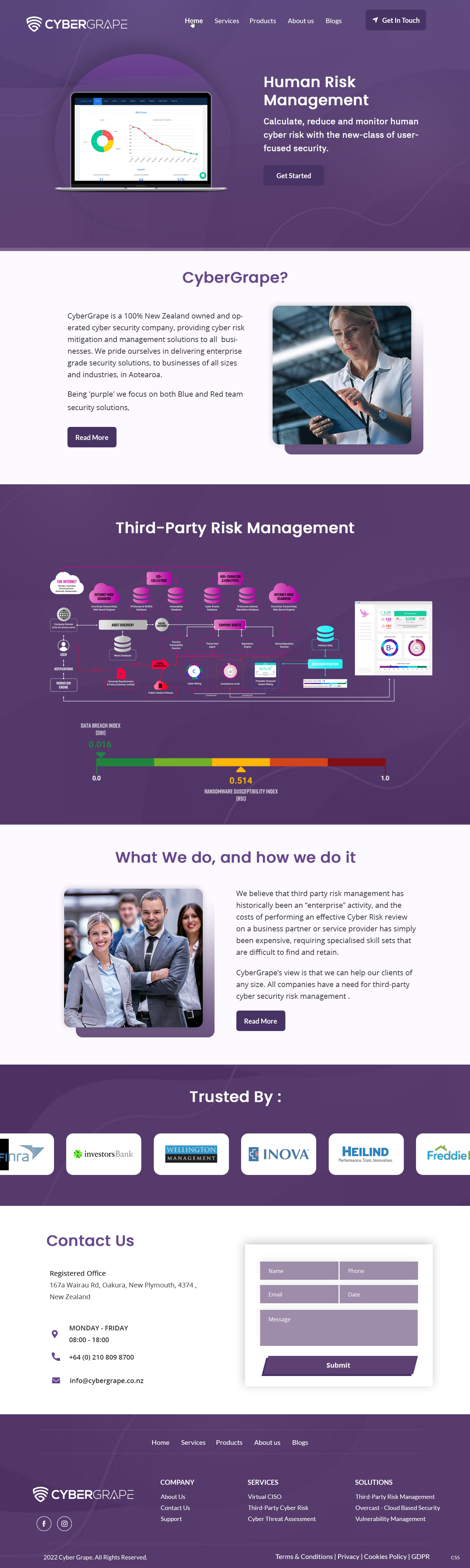 Web Design by pb for Cybergrape Limited | Design #29510433