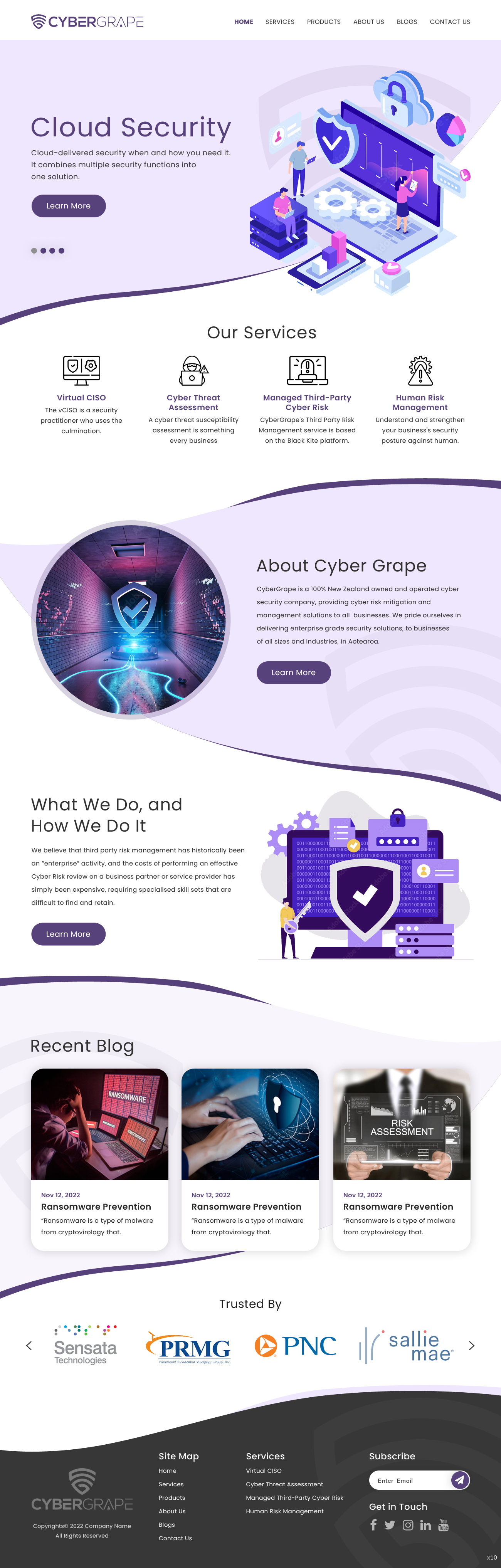 Web Design by pb for Cybergrape Limited | Design #29510434