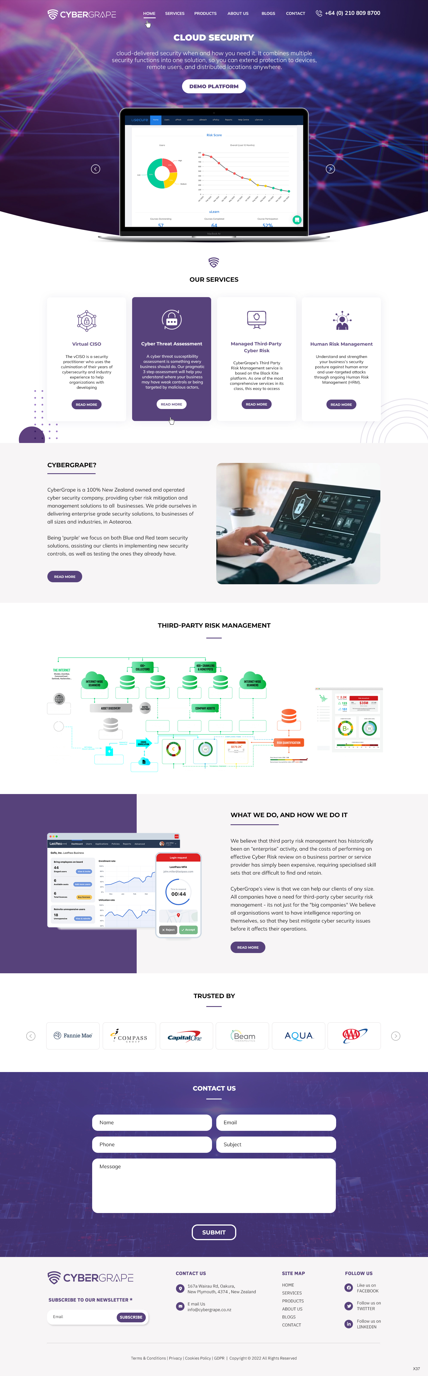 Diseño Web por pb para Cybergrape Limited | Diseño #29510435