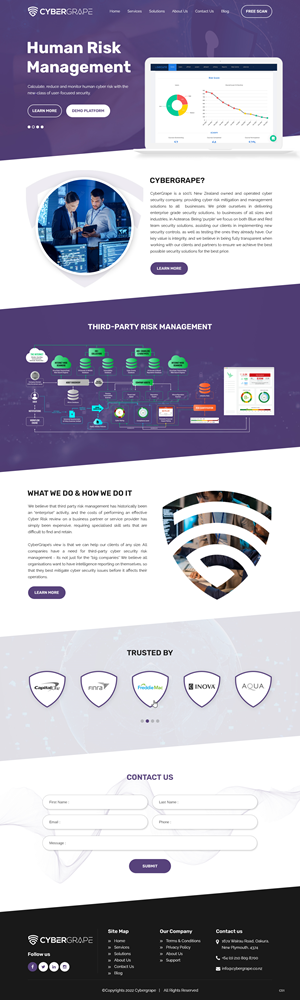 Web Design by pb for Cybergrape Limited | Design #29519327